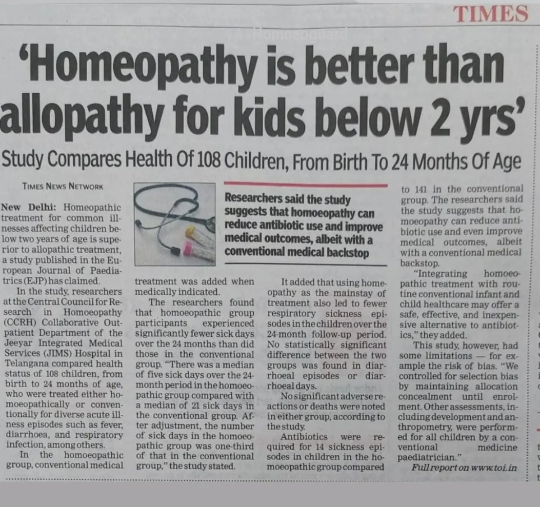 homeoguard clinic in newspaper